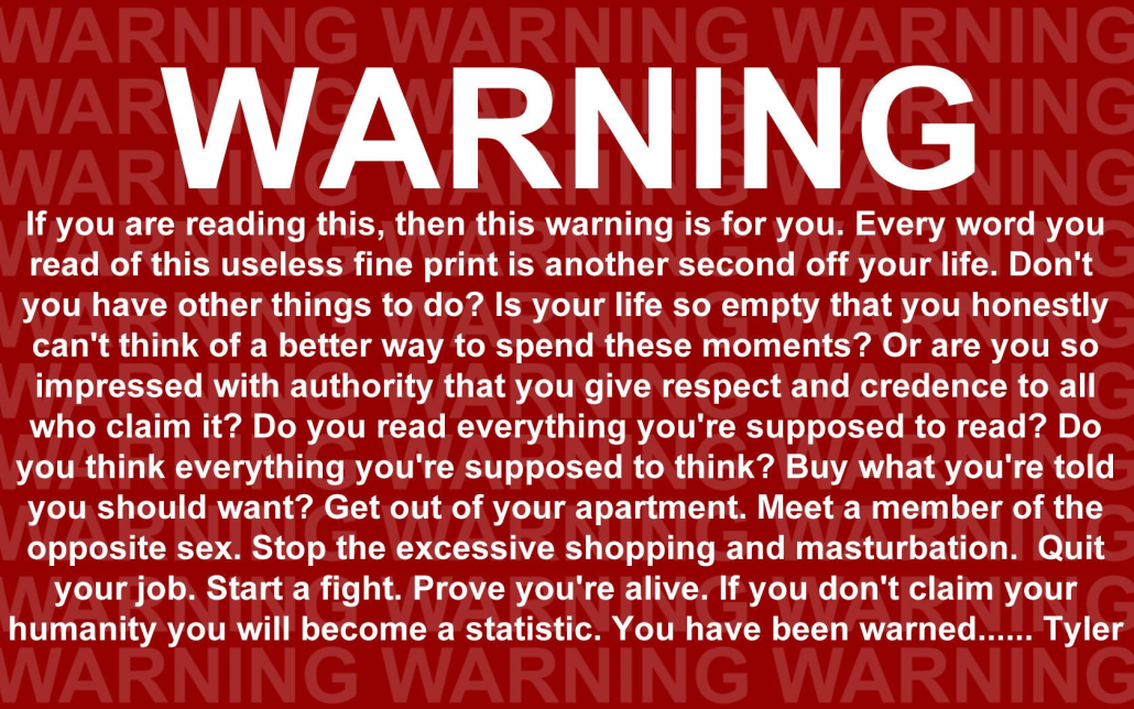 Warning